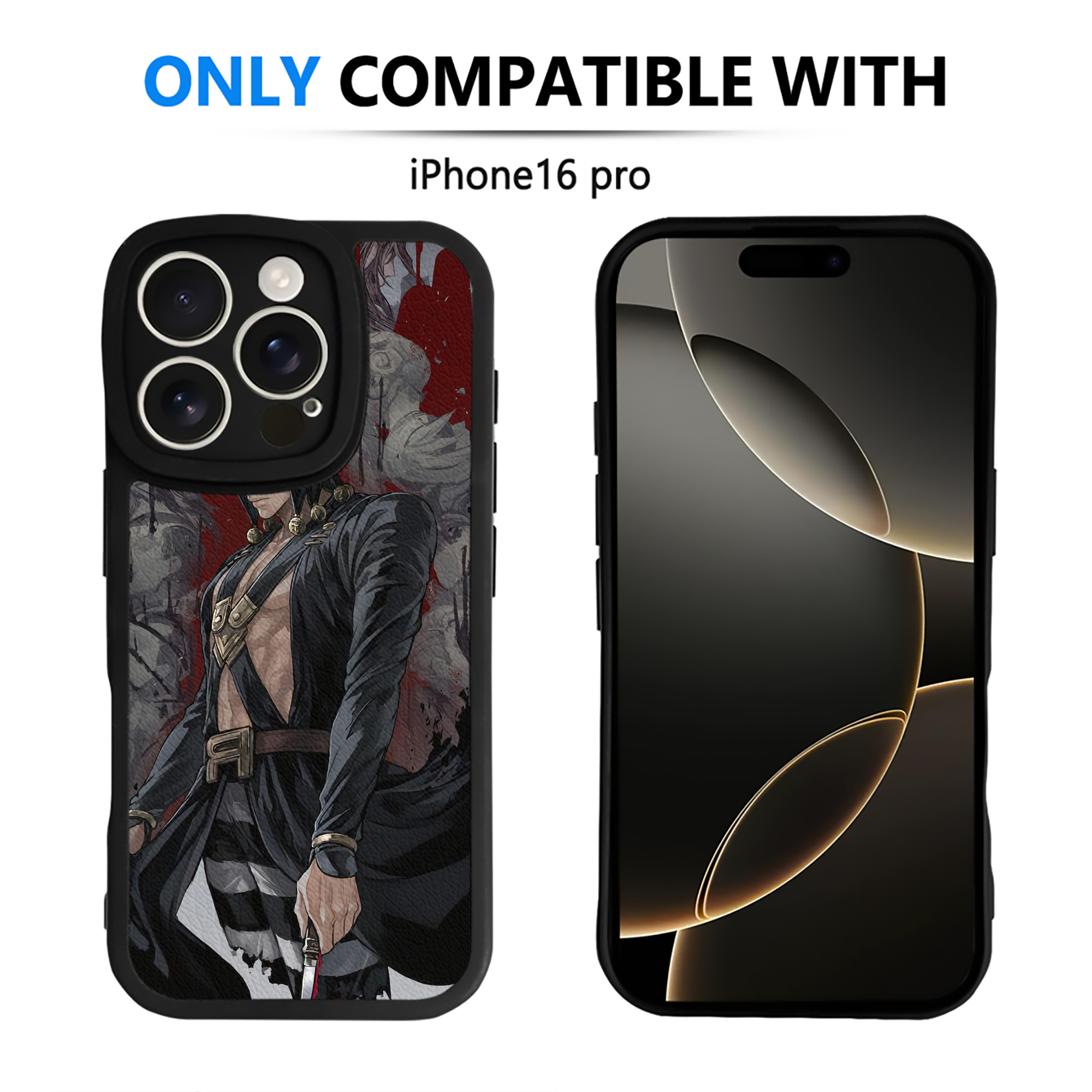 （画像用） ジョジョの奇妙な冒険 JoJo's Bizarre Adventure 【iPhone 16シリーズ対応】シリコンスマホケース（レザー調） 材質：シリコン